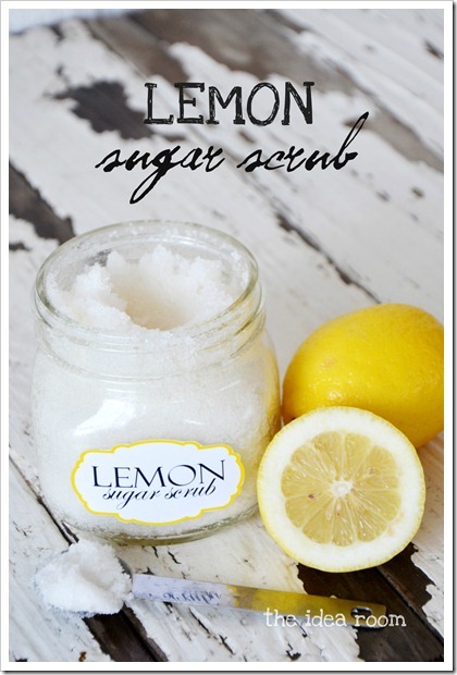 Lemon Sugar Scrub - The Idea Room