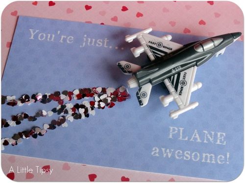 Plane Awesome Valentine - A Little Tipsy #alittletipsy #valentines #kidsvalentines #valentinesday