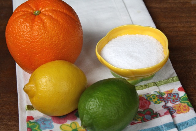 Make Your Own Citrus Salt - #yesterdayontuesday #salt #citrussalt #diysalt