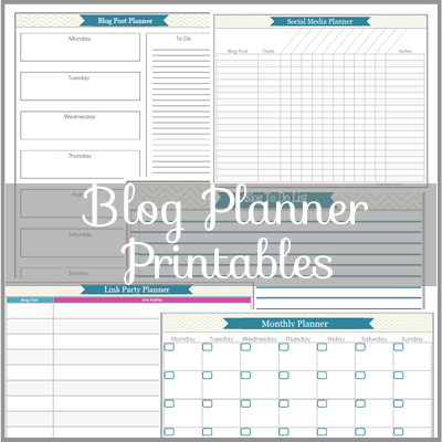 Blog Planner Printables - My May Sunshine
