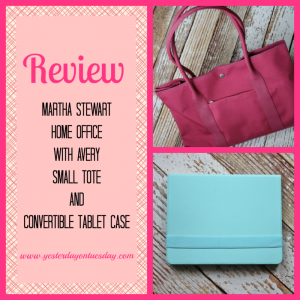 Review: Martha Stewart Home Office with Avery Tote and Tablet Case  - YoT #marthastewarthomeoffice #marthastewarthomeofficewithavery #staples