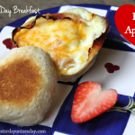 Easy Valentine's Day Breakfast with heart shaped biscuits and eggs #valentinesday