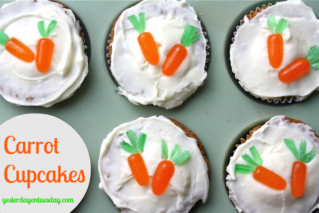Easy carrot cupcakes