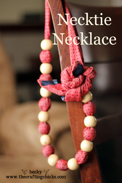 Necktie Necklace - The Crafting Chicks