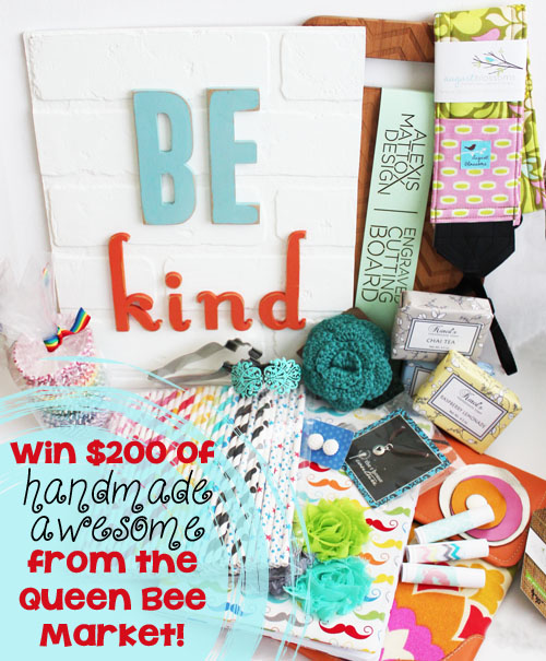 Win $200 worth of handmade products from The Queen Bee Market
