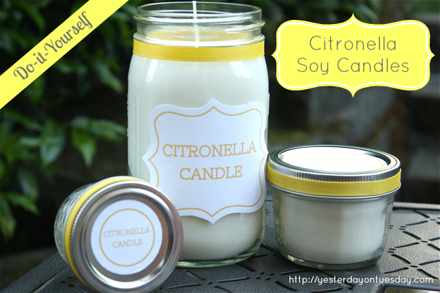 Soy Citronella Candles