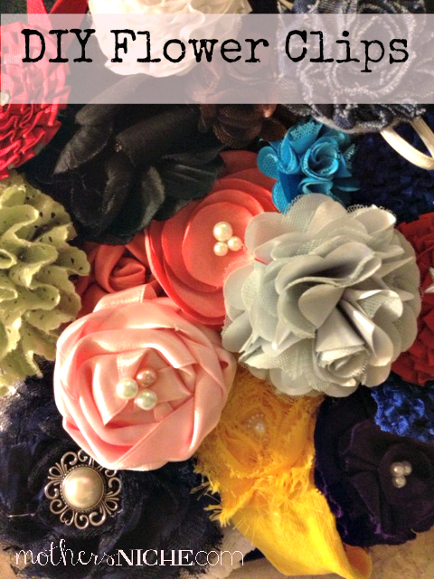 How to make flower clips