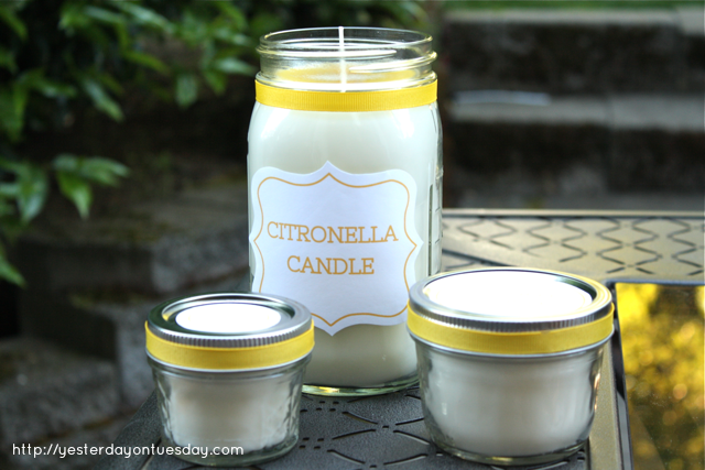 How to make soy citronella candles