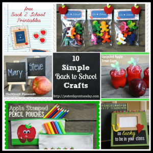 Back to School Crafts