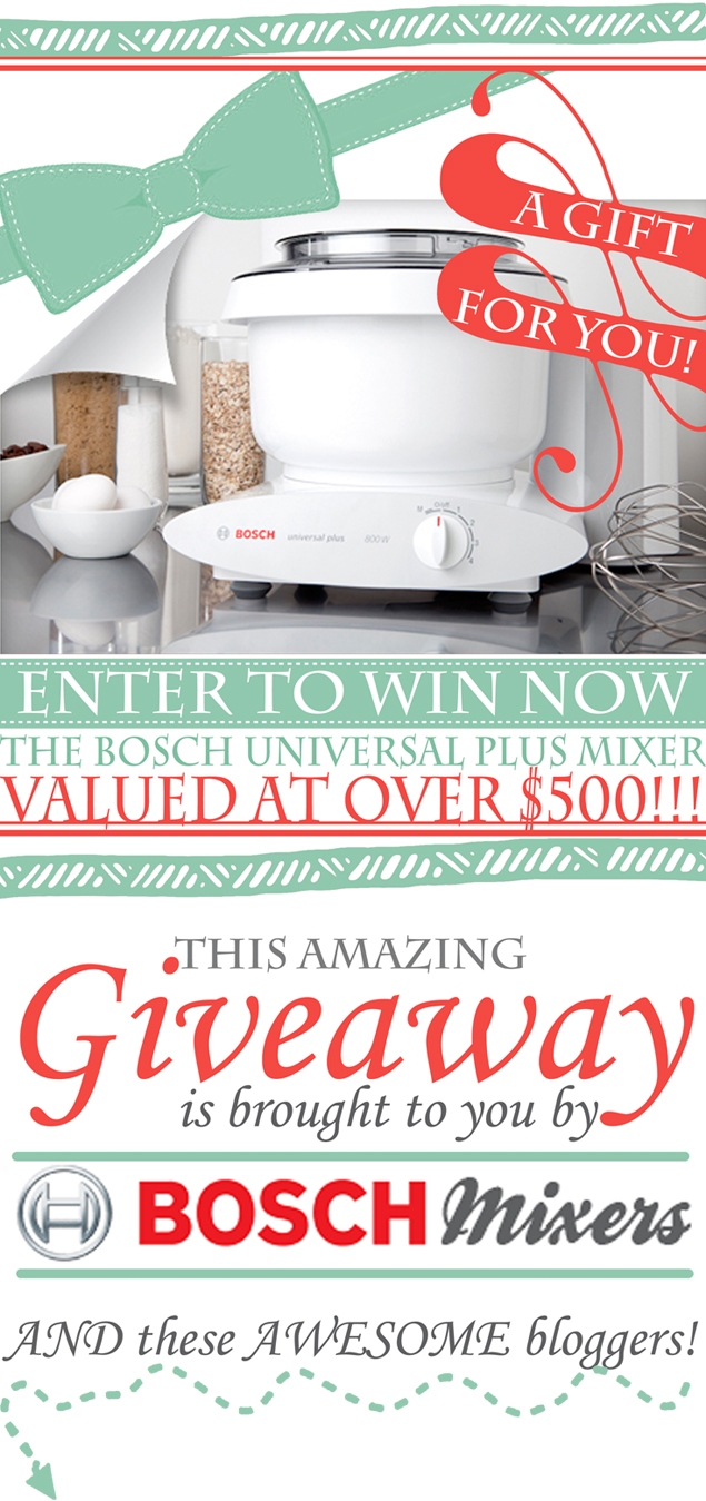 Giveaway: Bosch Universal Plus Mixer