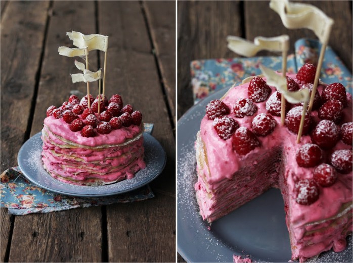 Swedish Pancake Raspberry Cake by Plat du jour
