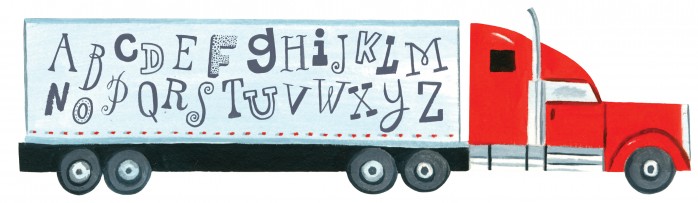 Alphabet Trucks Children's Book