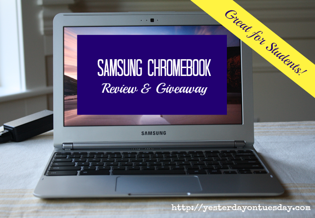 Samsung Chromebook Review and Giveaway