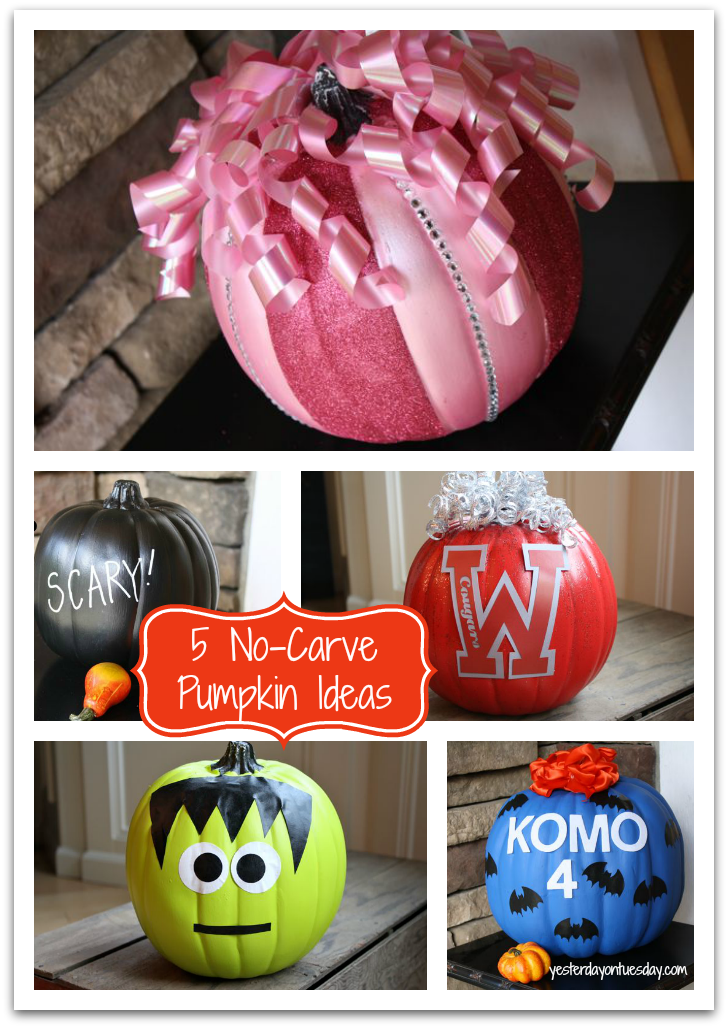 5 Easy No-Carve Pumpkin Ideas