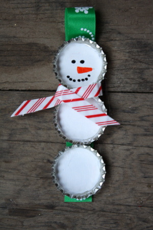 Bottle Cap Ornaments