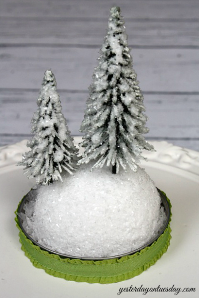 Picture of Winter Wonderland Mason Jar Craft | Yesterday on Tuesday