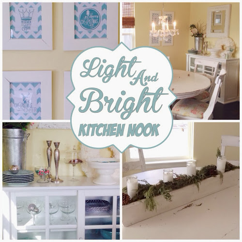 Light and Bright Kitchen Nook by The Style Sisters