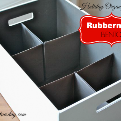Holiday Solutions with Rubbermaid Bento Organizers