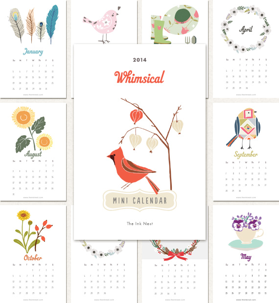 A Dozen Free 2013 Calendars