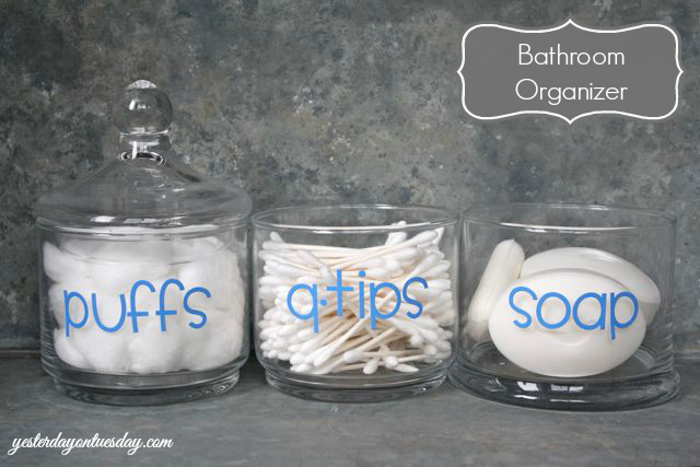 14 Ways to Organize with Jars- Organizing with jars is an easy way to get your home organized on a budget! Check out all the clever storage solutions you can create with jars! | #organizing #homeOrganization #organization #storageSolutions #ACultivatedNest
