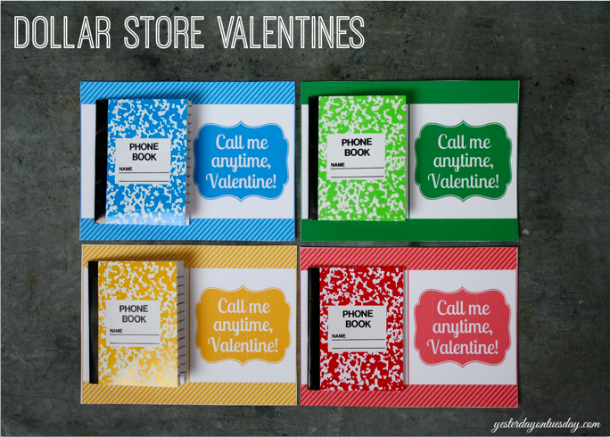 Free Printable Dollar Store Valentines