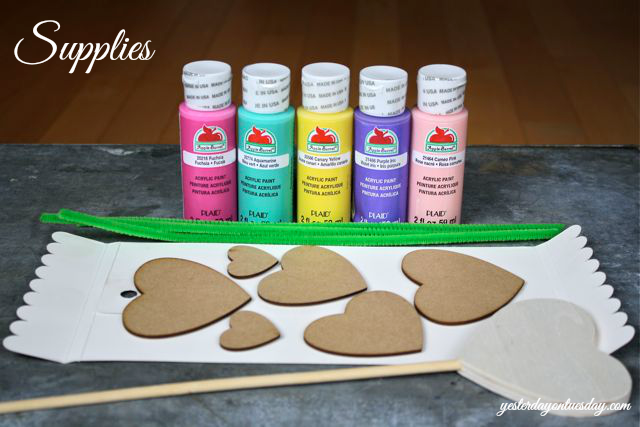 Valentine's Day with Apple Barrel Paints