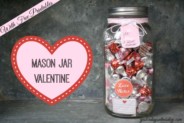 Mason Jar Valentine