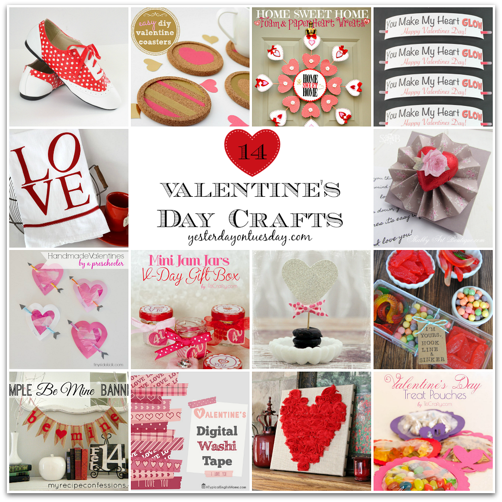 14 Valentine’s Day Crafts