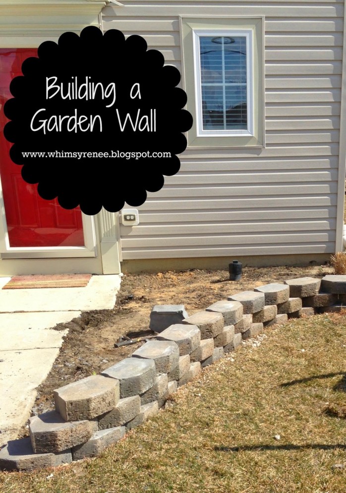 Building a Garden Wall Whimsy Renee