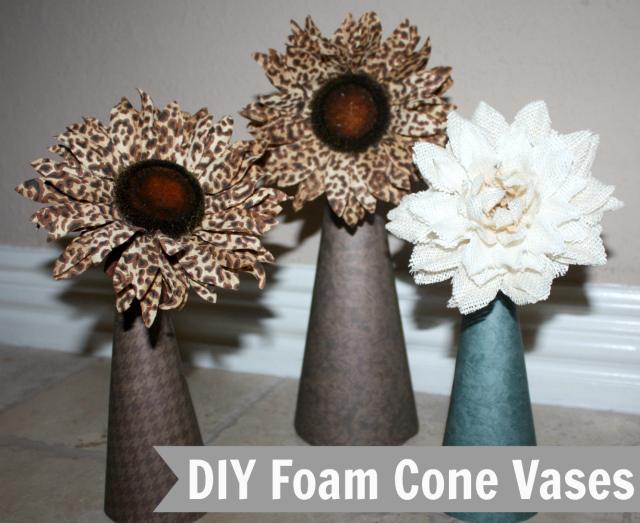 DIY-Foam-Cone-Vases