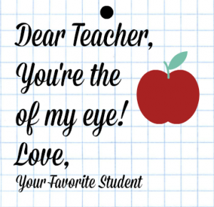 Apple Mason Jar Teacher's Gift 