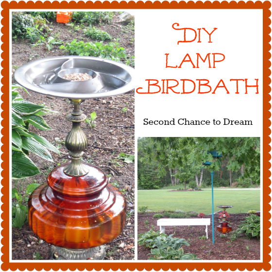 Lamp Birdbath