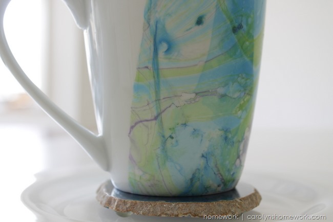 Marbled Cup with Nail Polish