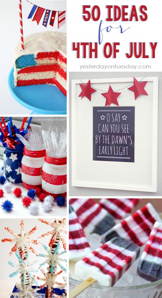 Fourth of July Crafts, DIYs and Recipes