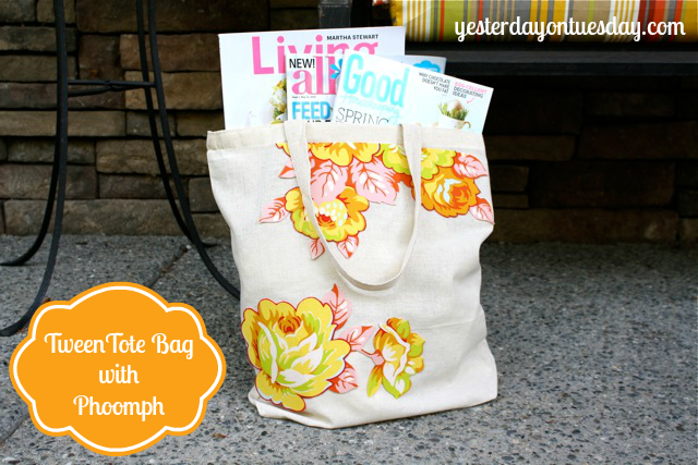 How to make a Tween Tote Bag with Phoomh