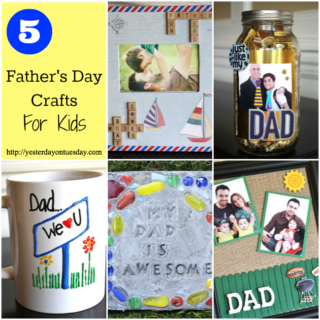 Father's Day presents that kids can create