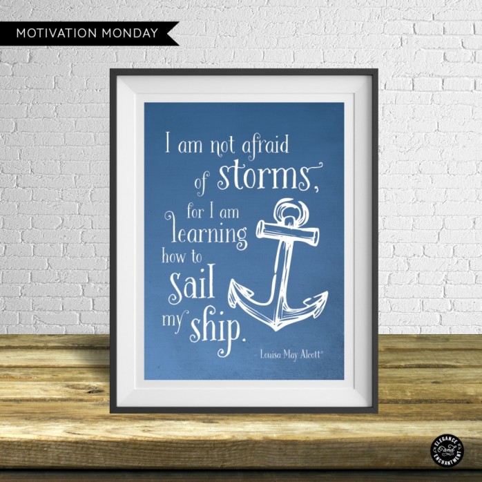 I am Not Afraid of Storms Printable