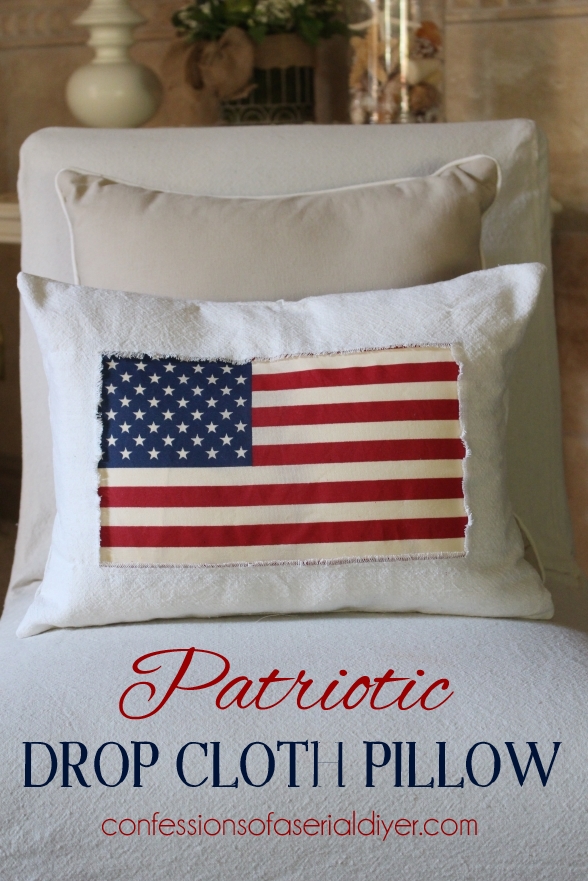 Patriotic-Drop-Cloth-Pillow