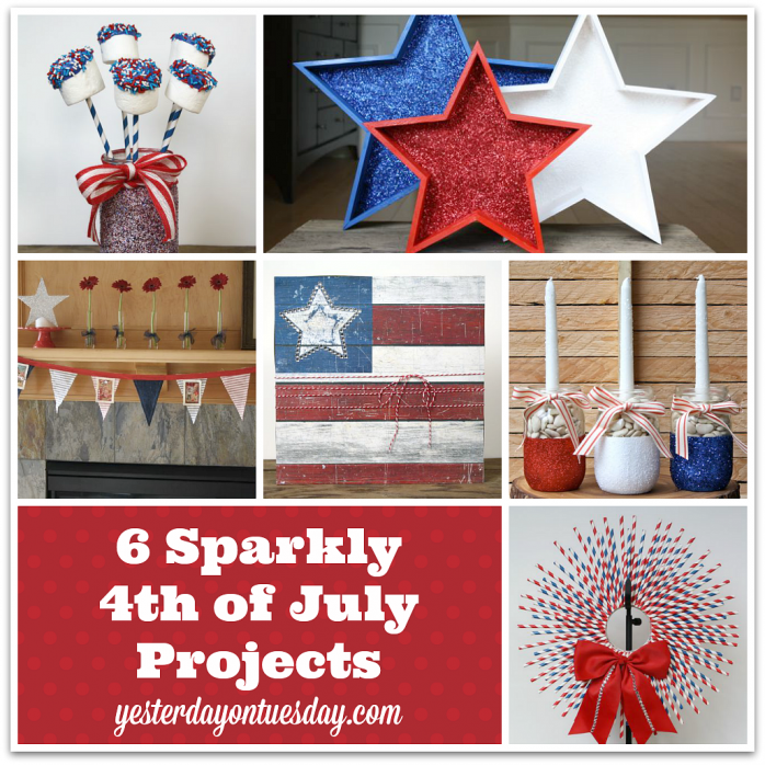 Sparkly 4th of July Decor
