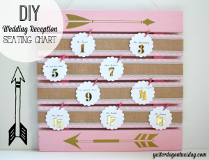How to make a gorgeous Wedding Reception Seating Chart