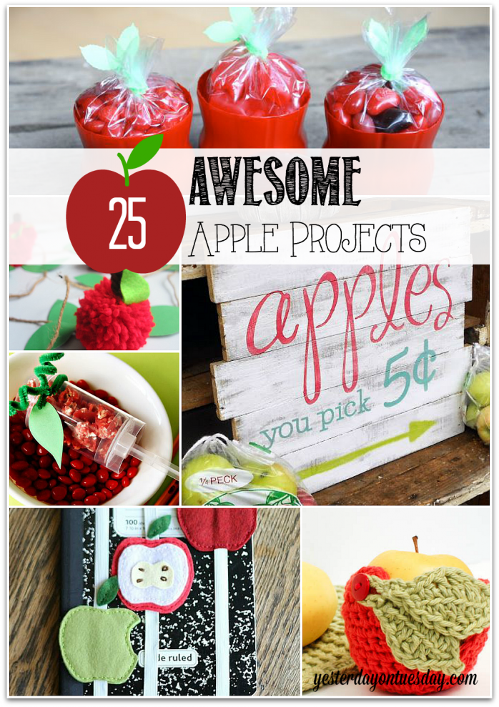 A collection of amazing Apple Crafts #apples #applecrafts