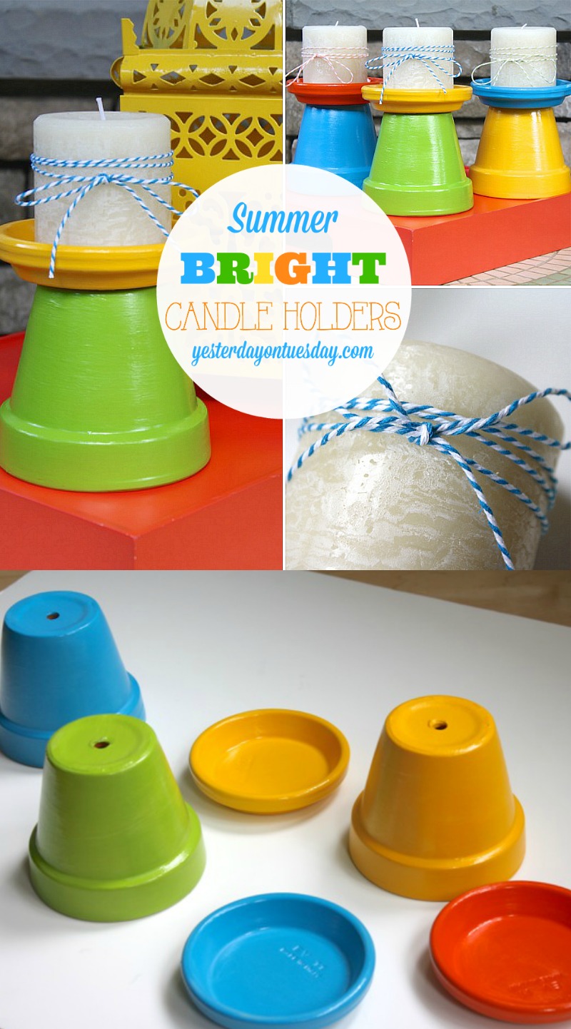 Summer Bright Candle Holders