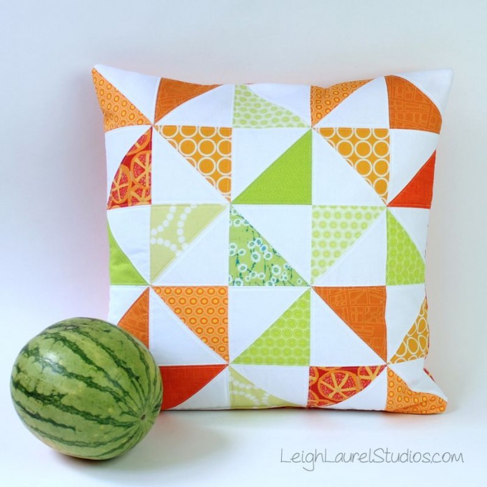 Melon Slice Pillow