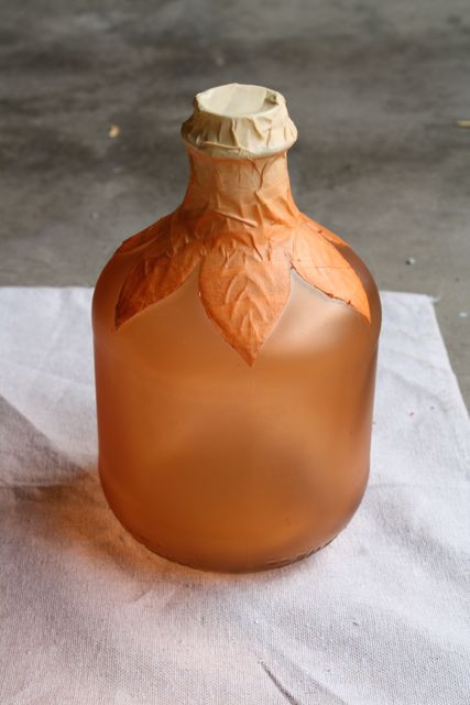 DIY Recycled Pumpkin Vase