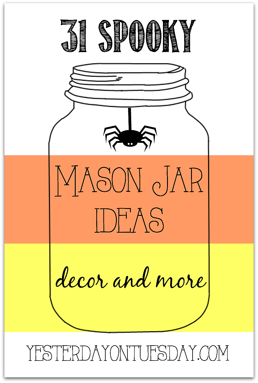 31 Halloween Mason Jar Ideas