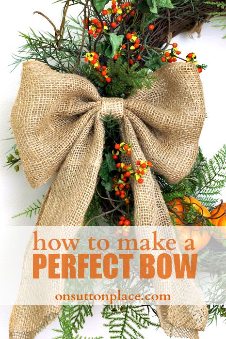 How to Make the Perfect Bow