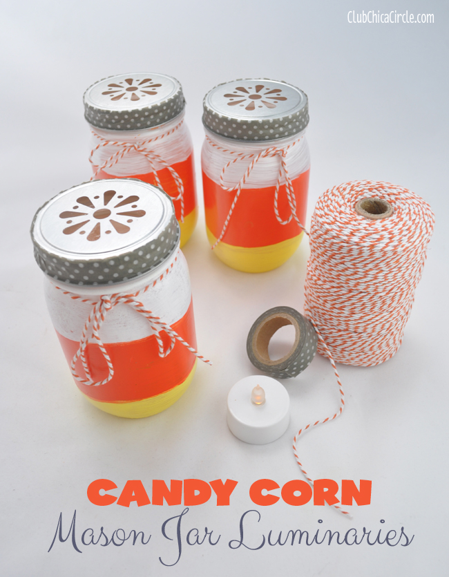 Mason-Jar-Candy-Corn-Painted-Luminaries-Craft-@clubchicacircle