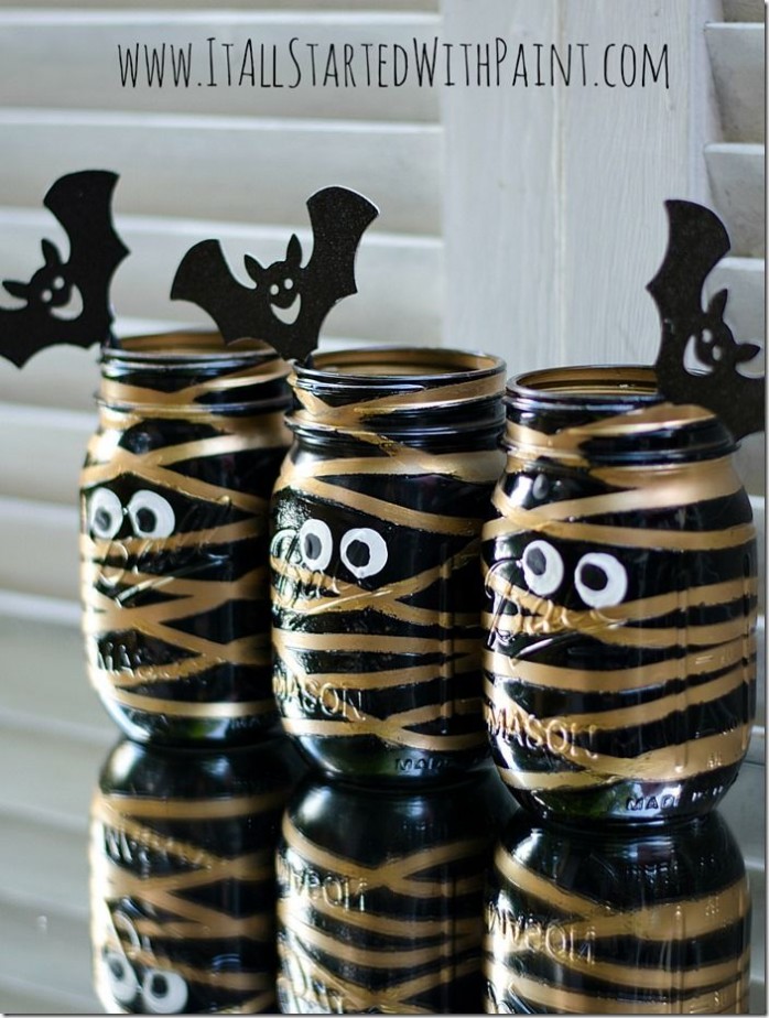 Mummy Mason Jars