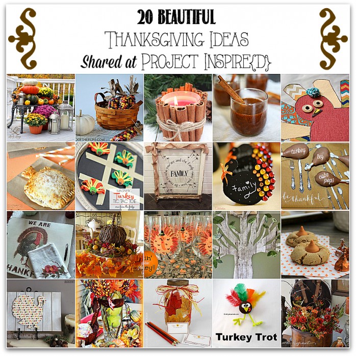 Thanksgiving decor, crafts and recipes