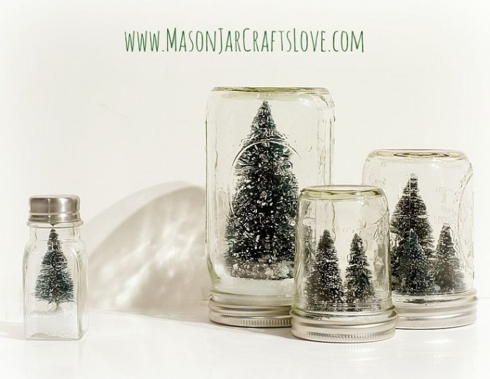 Anthropologie Inspired Snow Globes